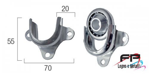 Supporto a cassonetto pesante